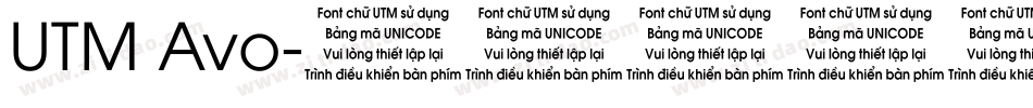 UTM Avo字体转换